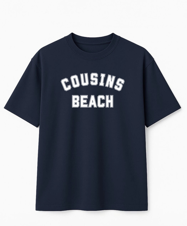 The summer I turned pretty cousins Beach koyu lacivert T-shirt 