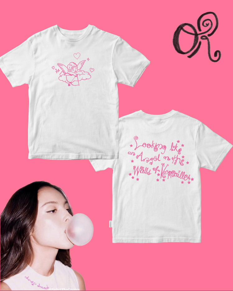 looking like an angel olivia rodrigo tshirt regular kalip