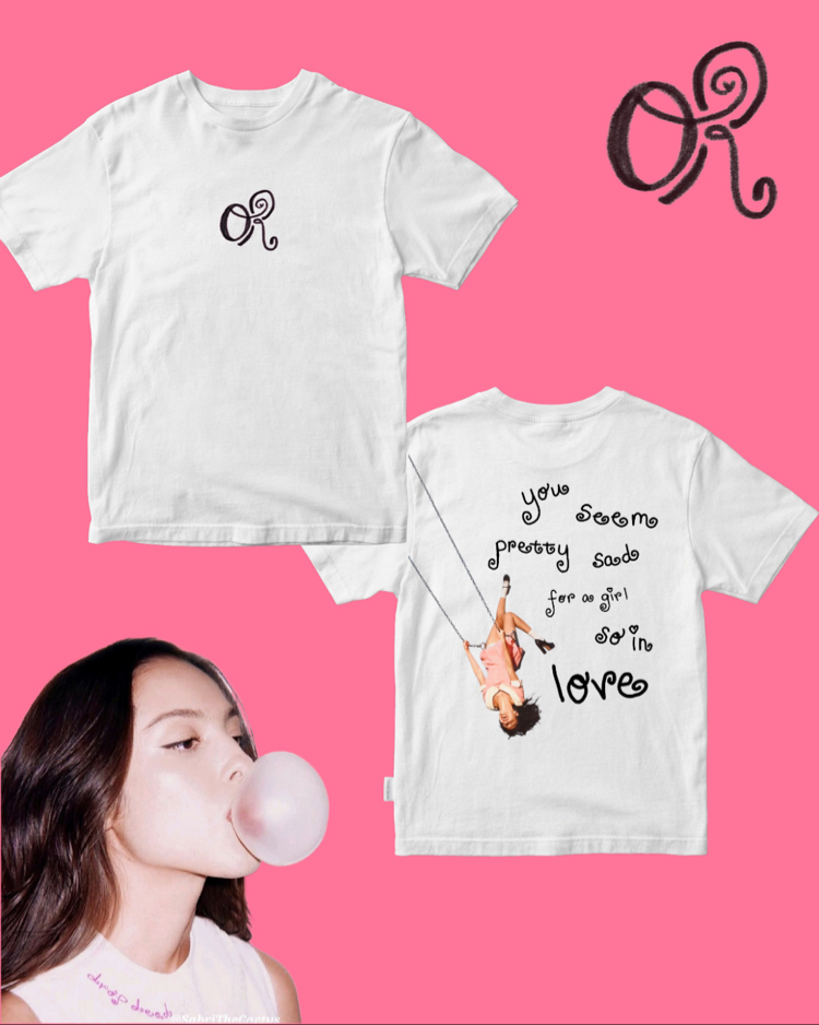 or3 olivia rodrigo tshirt regular kalip 