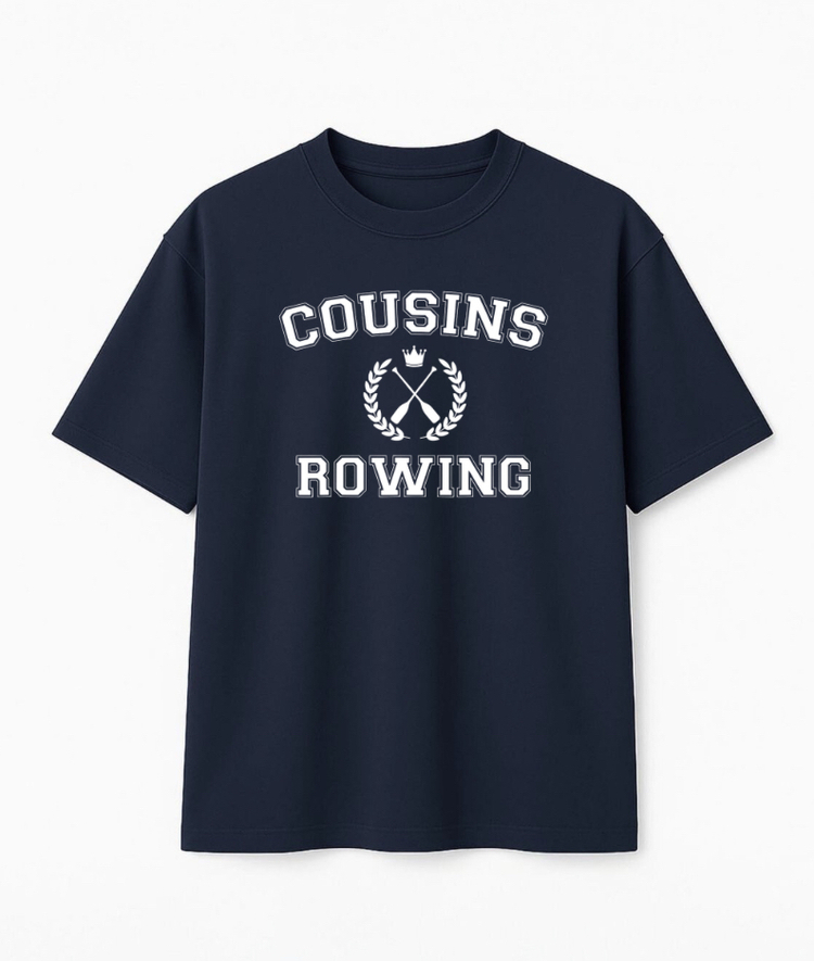 The summer I turned pretty cousins rowing koyu lacivert T-shirt 