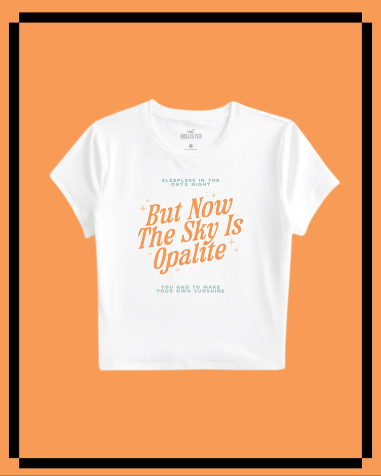 Opalite baby tee 