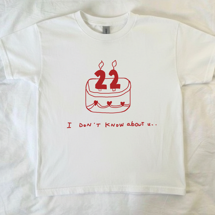 Taylor swift 22 birthday baby tee  