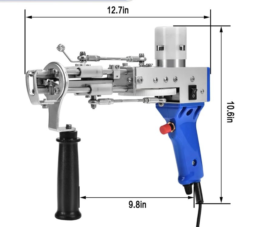 2in1 (Cut ve Loop Pile) 5-19mm Tufting Makinesi