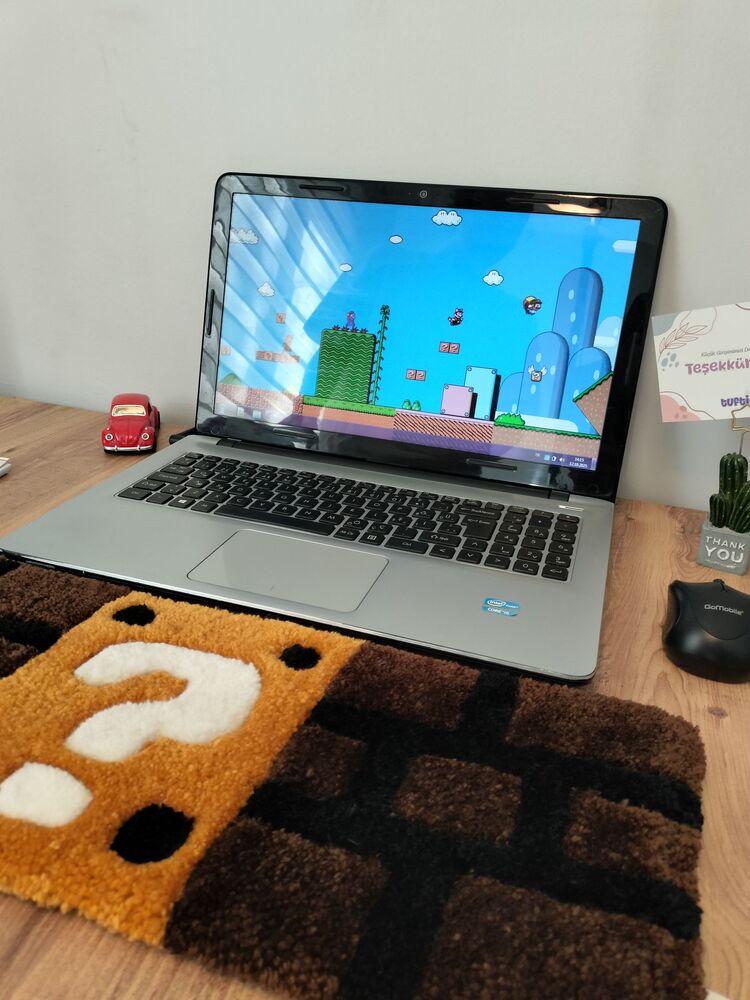 Süper Mario Tufting Klavye Halısı✨