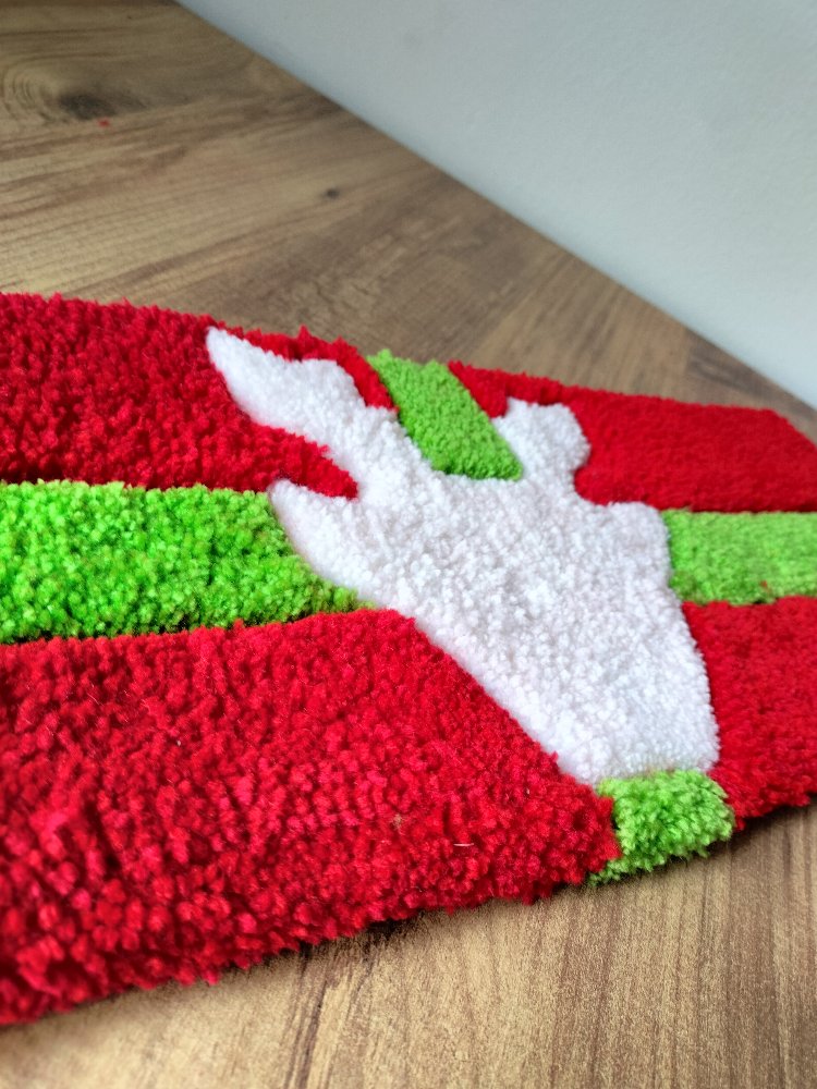 Christmas Tufting Klavye Halısı