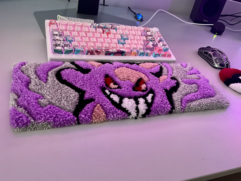 Gengar Keyboard Rug