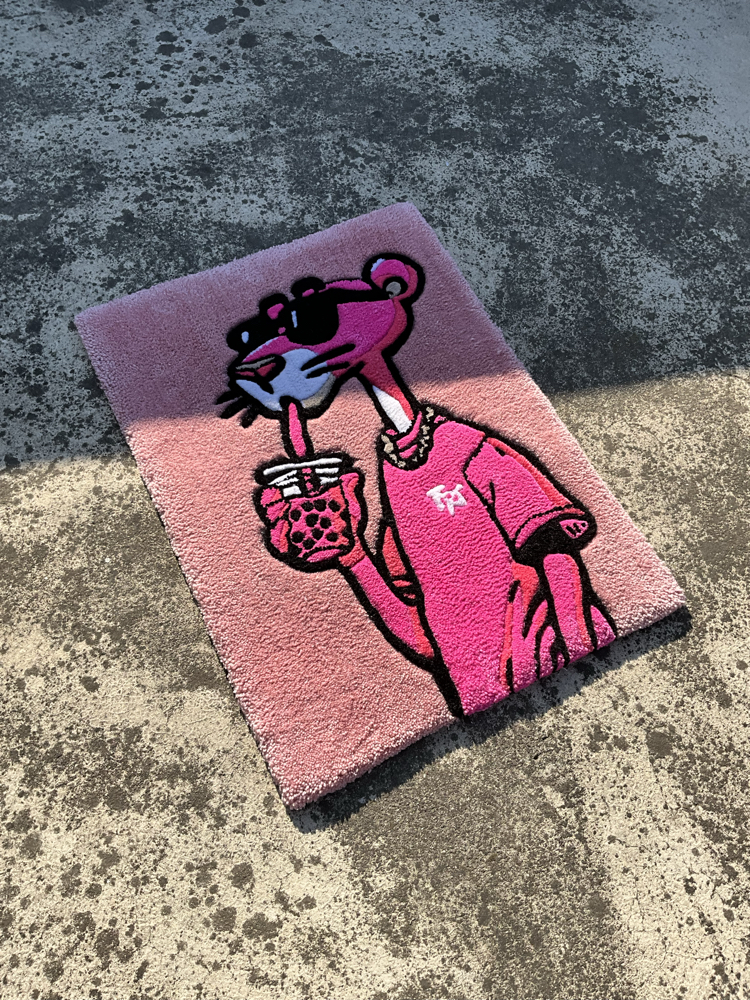 Pink panther rug