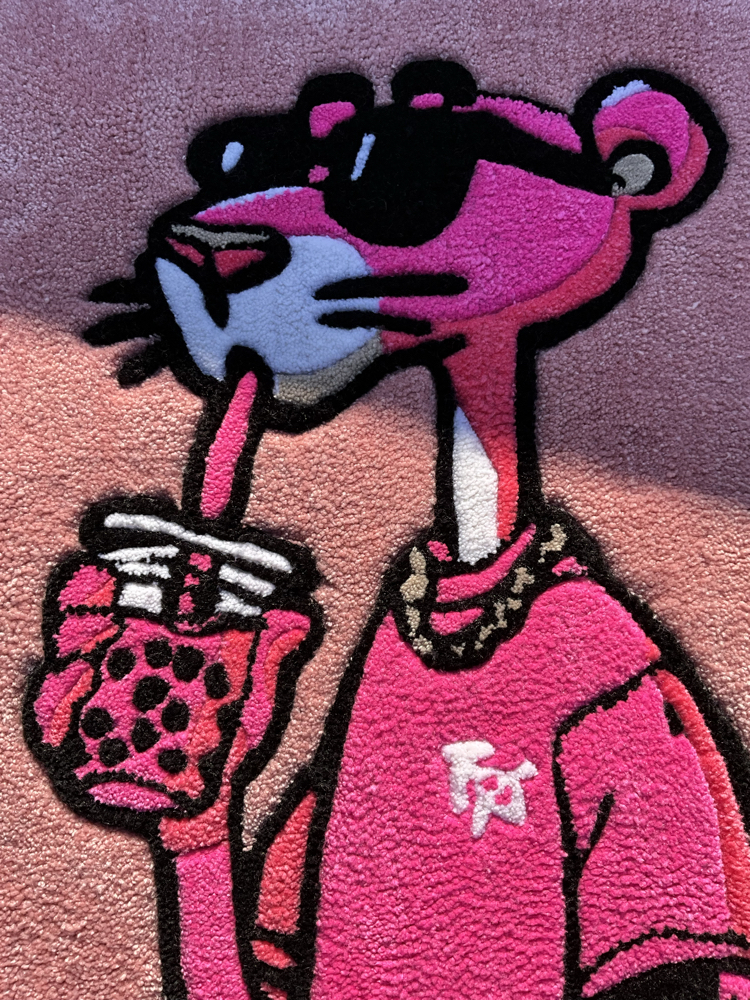 Pink panther rug