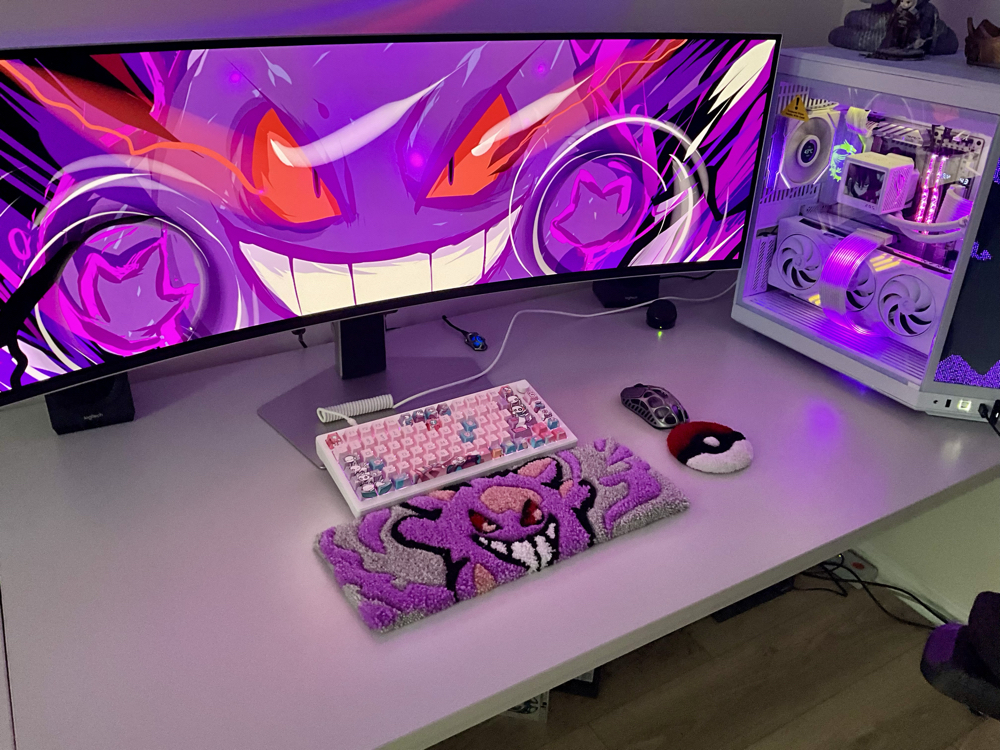 Gengar Keyboard Rug