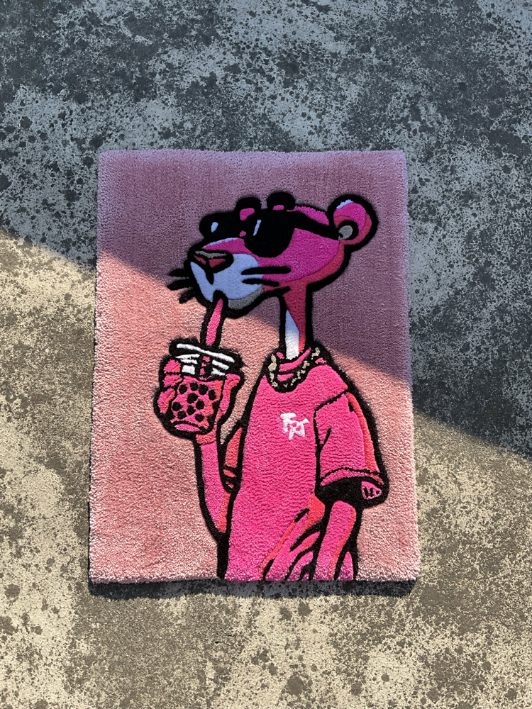 Pink panther rug