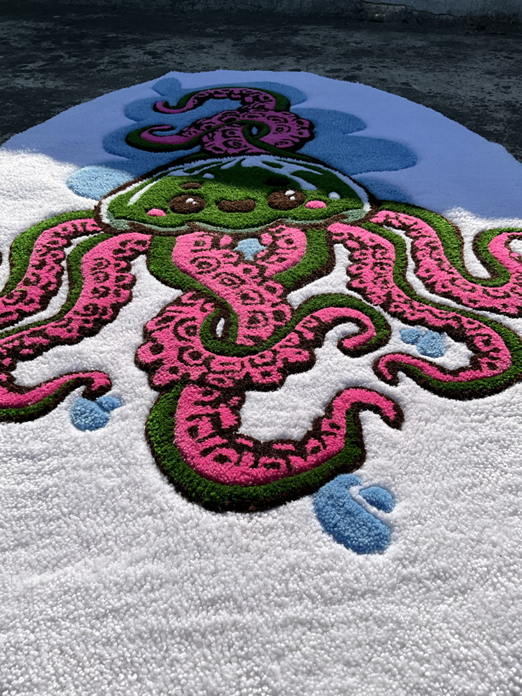 Octopus rug