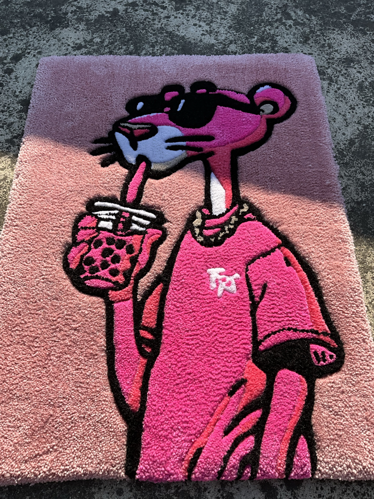 Pink panther rug
