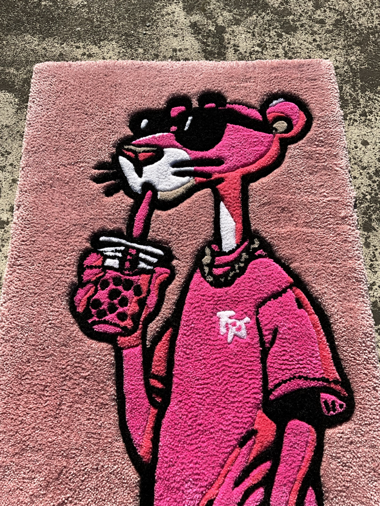 Pink panther rug