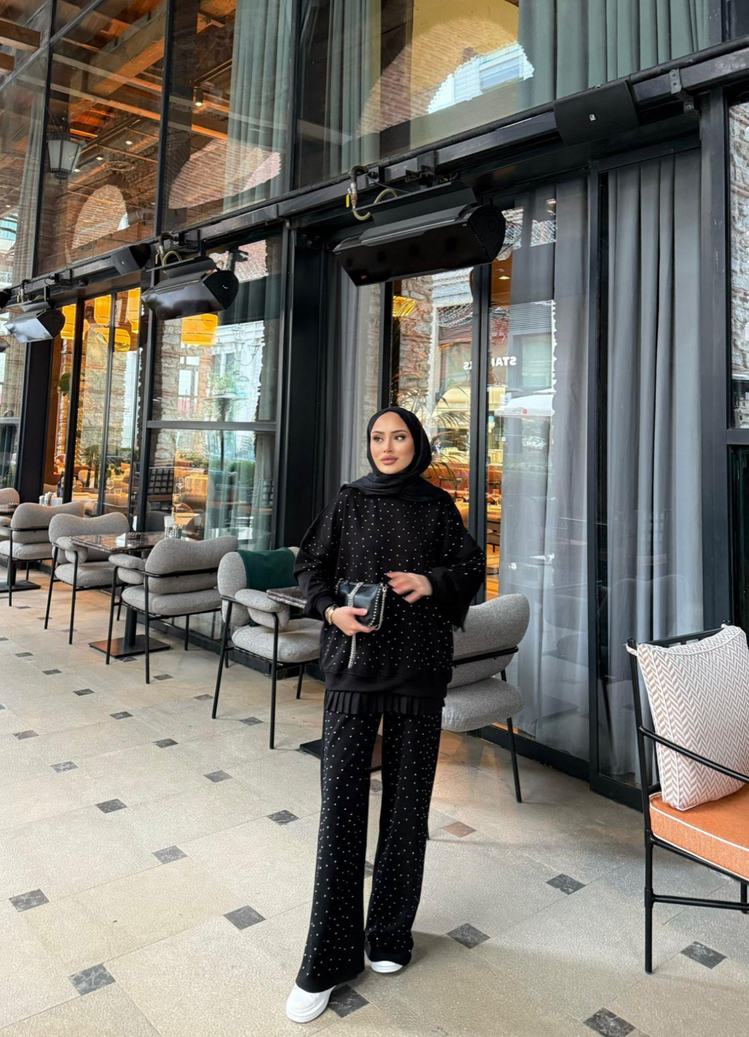 Maya Taş Detaylı Oysho Takım 