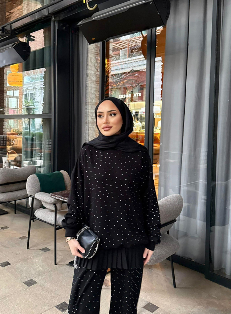 Maya Taş Detaylı Oysho Takım 