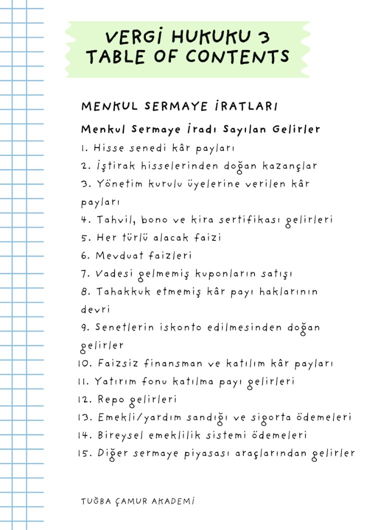VERGİ HUKUKU 3