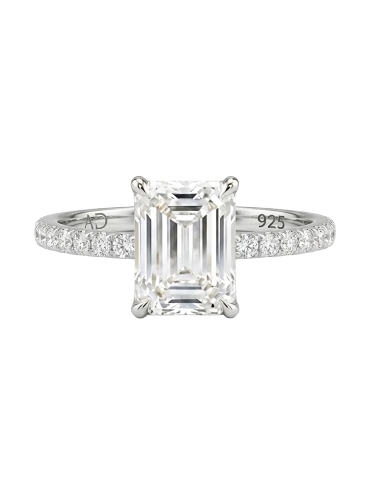 1.6CT | EMERALD CUT ETERNİTY YÜZÜK