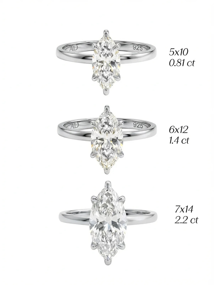 2.2CT | MARQUİSE CUT YÜZÜK