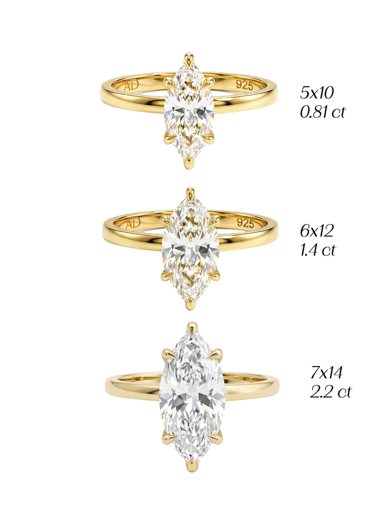 2.2CT | MARQUİSE CUT YÜZÜK
