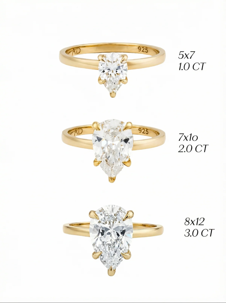2.0CT | PEAR CUT YÜZÜK