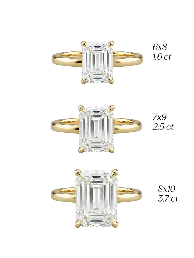 1.6CT | EMERALD CUT YÜZÜK