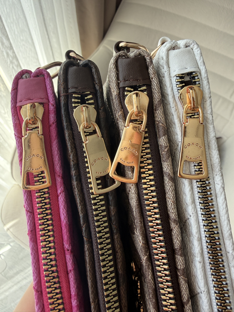 Coach Clutch Pembe çanta