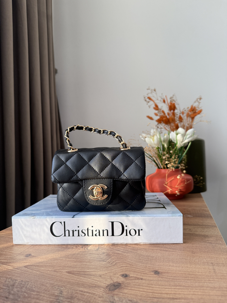 Mini chanel siyah
