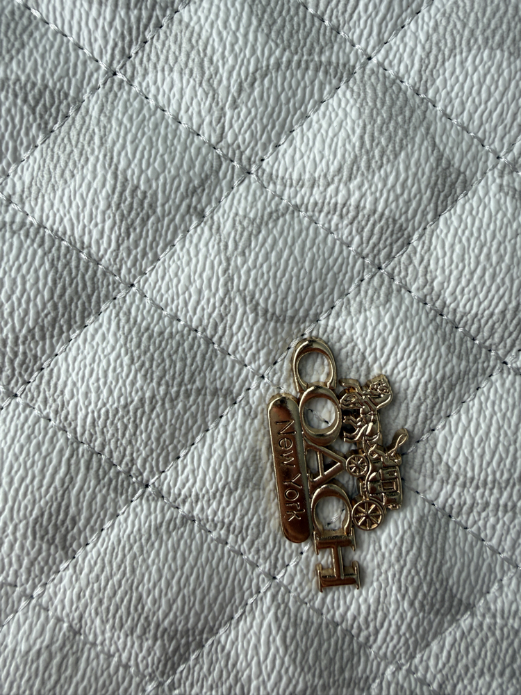 Coach Clutch Krem Çanta