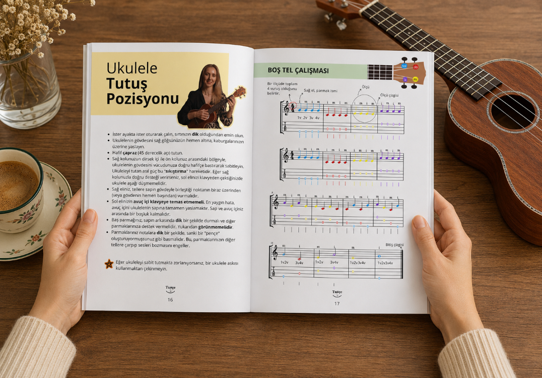 Ukulele Öğreniyorum Metod Kitabı