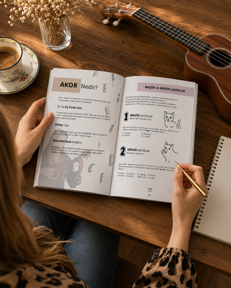 Ukulele Öğreniyorum Metod Kitabı