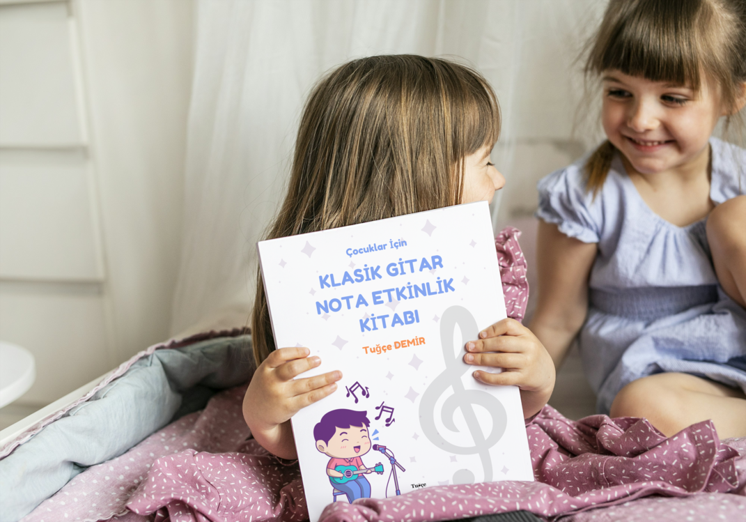 Çocuklar İçin Klasik Gitar Nota Etkinlik Kitabı (109)