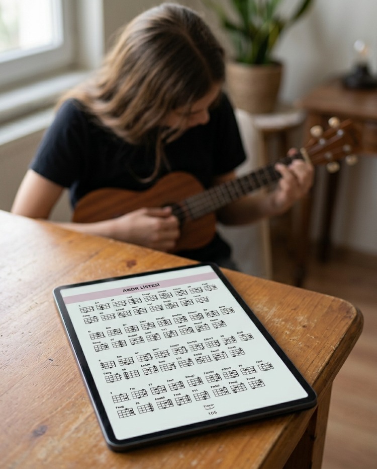 Ukulele Öğreniyorum Metod Kitabı
