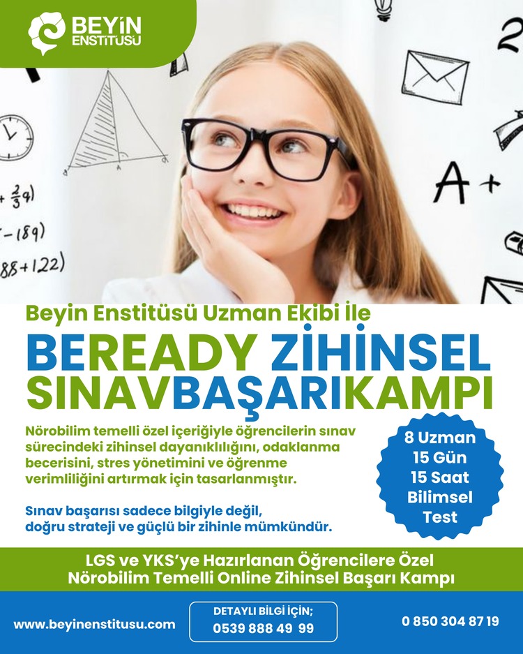 BEREADY ZİHİNSEL SINAV BAŞARI KAMPI