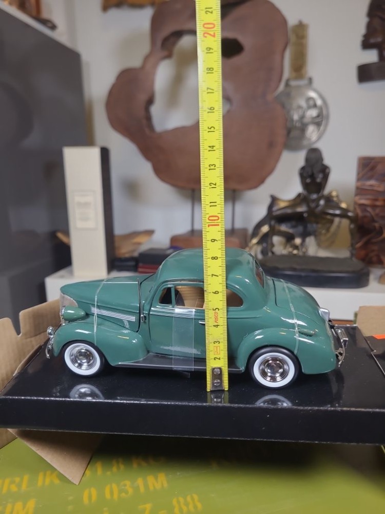 Motor Max Chevrolet 1939 Coupe 1:24 Ölçekli Döküm Chevy  73200