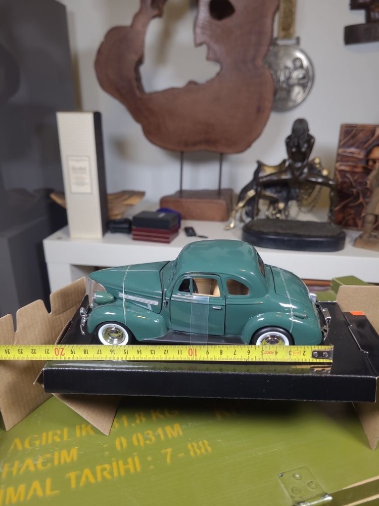 Motor Max Chevrolet 1939 Coupe 1:24 Ölçekli Döküm Chevy  73200