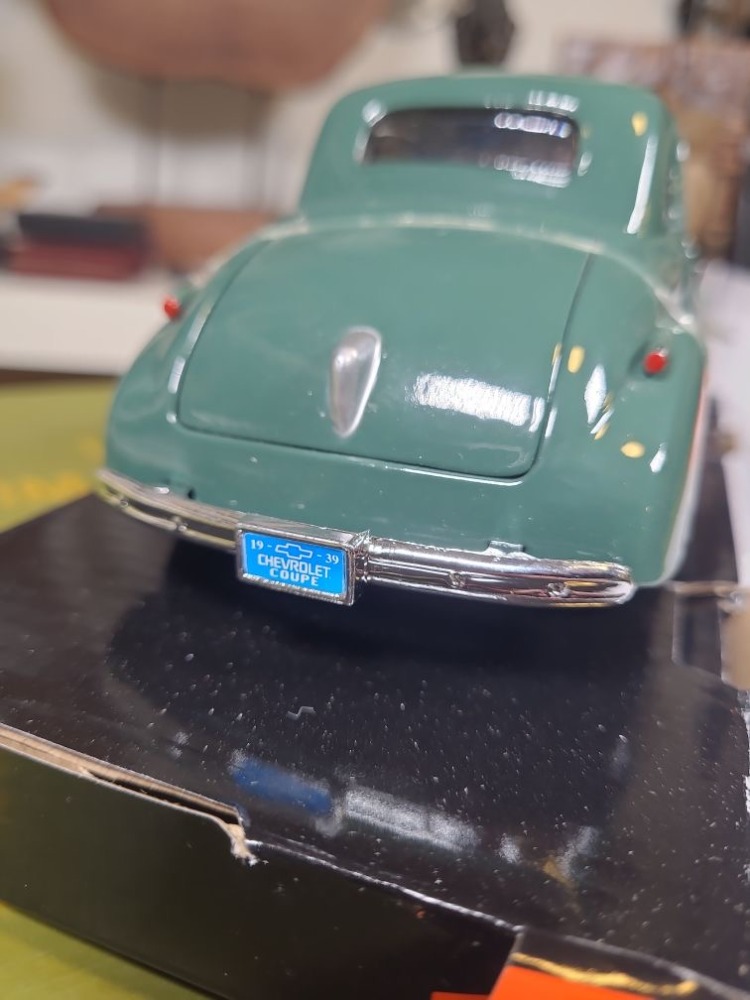 Motor Max Chevrolet 1939 Coupe 1:24 Ölçekli Döküm Chevy  73200