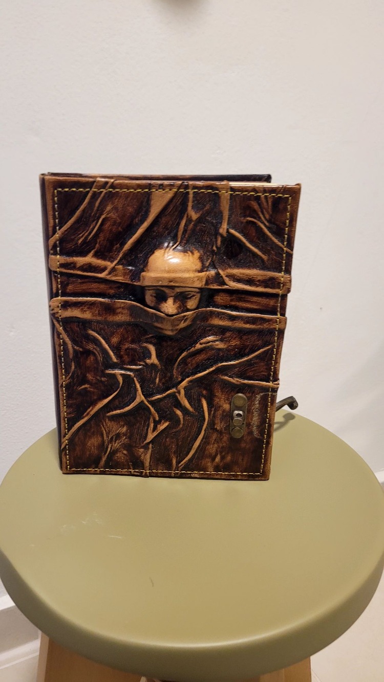 3 Boyutlu Deri Defter Sessiz Çığlık Ap-002
