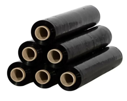 Siyah Palet Streç Film 50 Cm 23 Micron 300 Metre 2 Kg 6 Adet