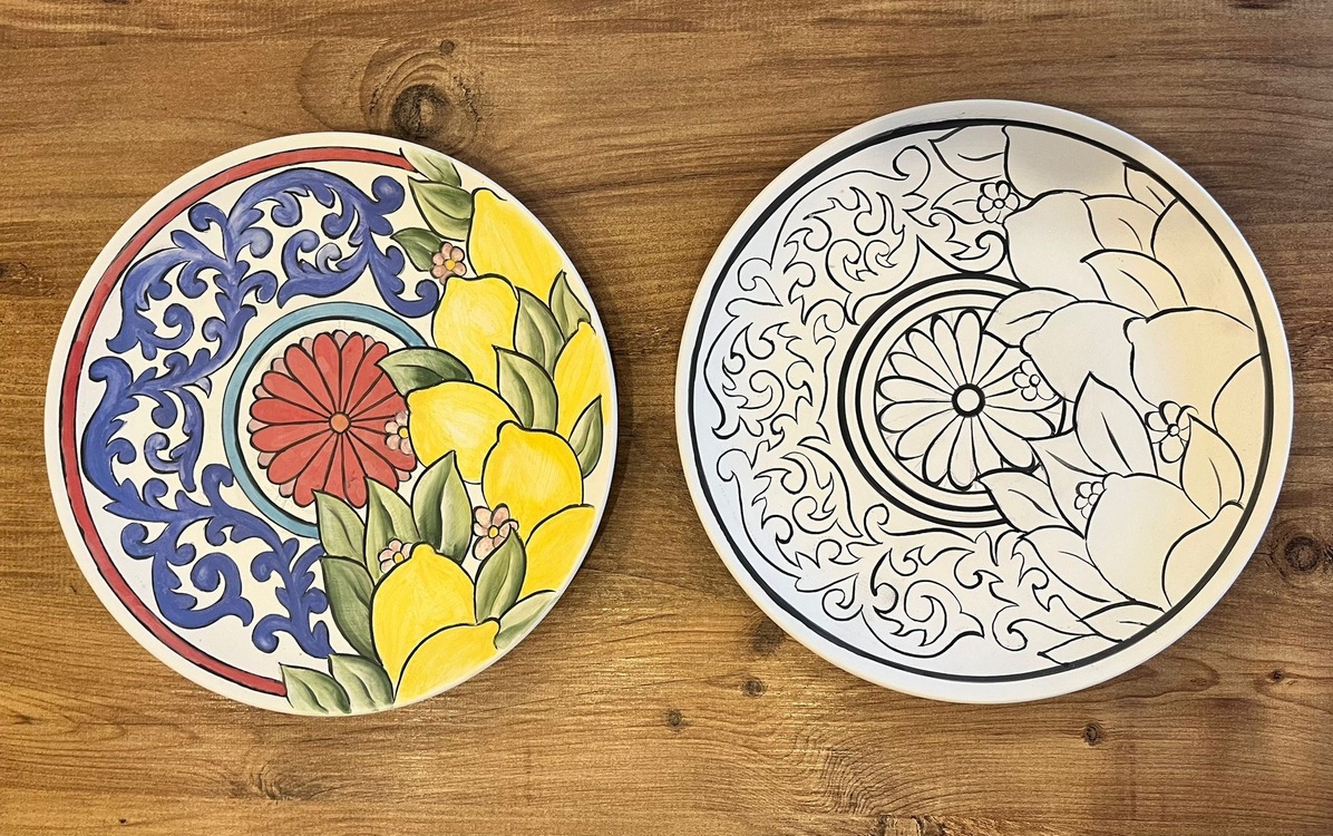 Workshop/ saat 11:00 - 14:00 çini tabak boyama