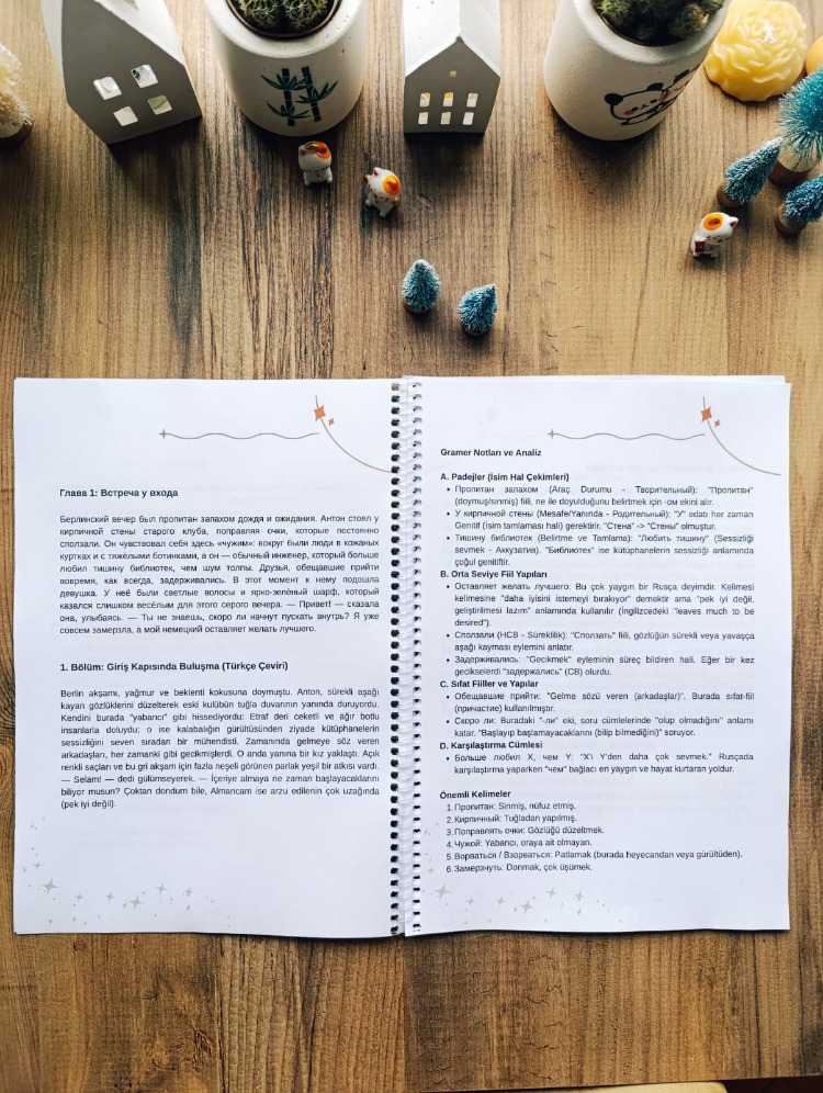 B1-B2 Rusça 10 Bölüm Mini Drama PDF + Ses Kaydı