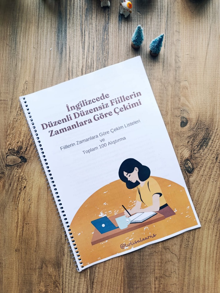 İngilizcede Düzenli-Düzensiz Fiillerin Zaman Çekimler+100 Alıştırma