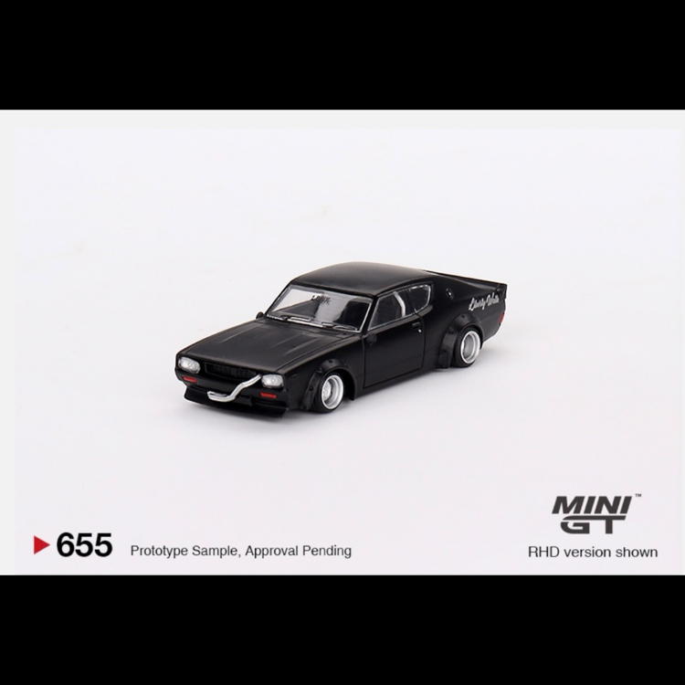 Mini Gt 655-Nissan Skyline Kenmeri Liberty Walk Matt Black