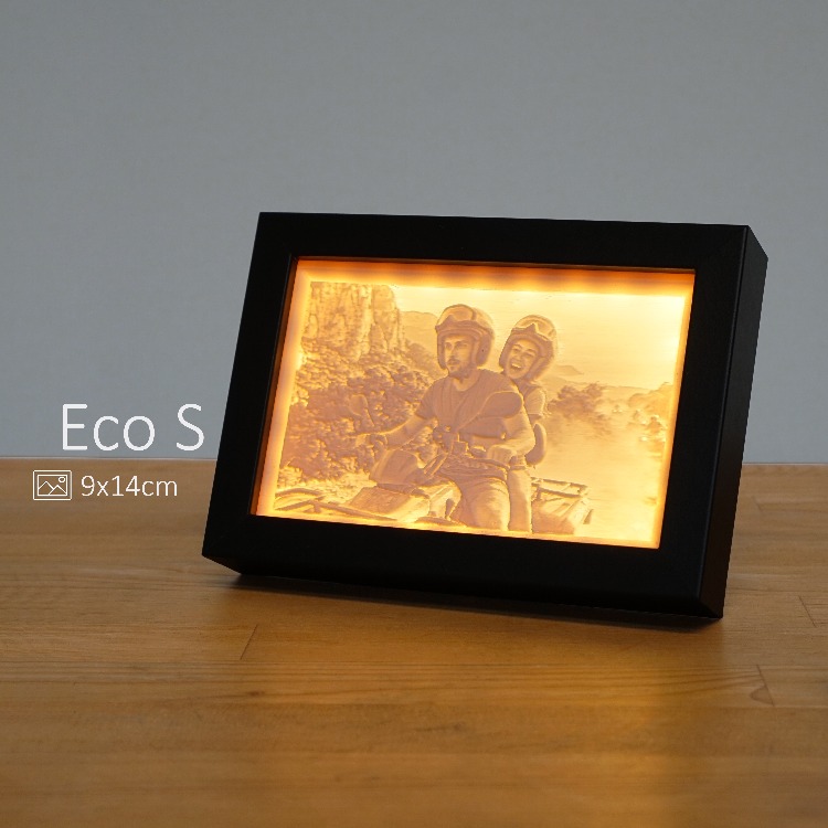 Kişiye Özel Işıklı Kabartma Fotoğraf - Eco (10x15 cm)