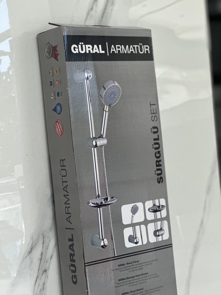 Güral Sürgülü Duş Seti