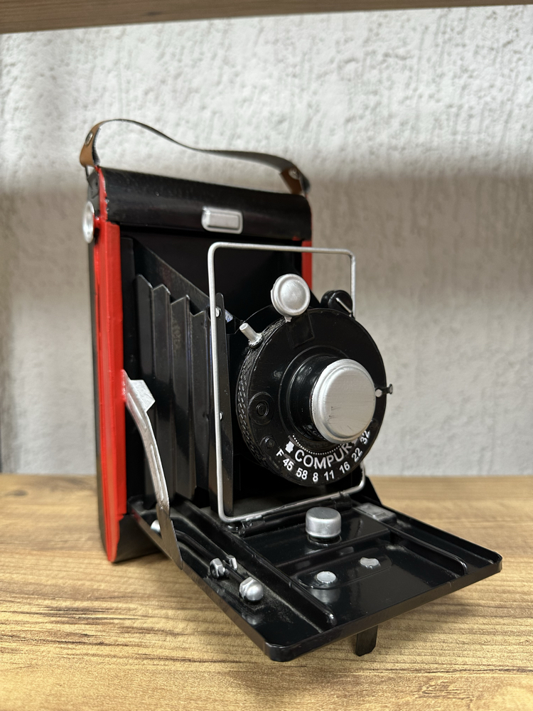 Kodak katlanır fotoğraf makinesi metal biblo