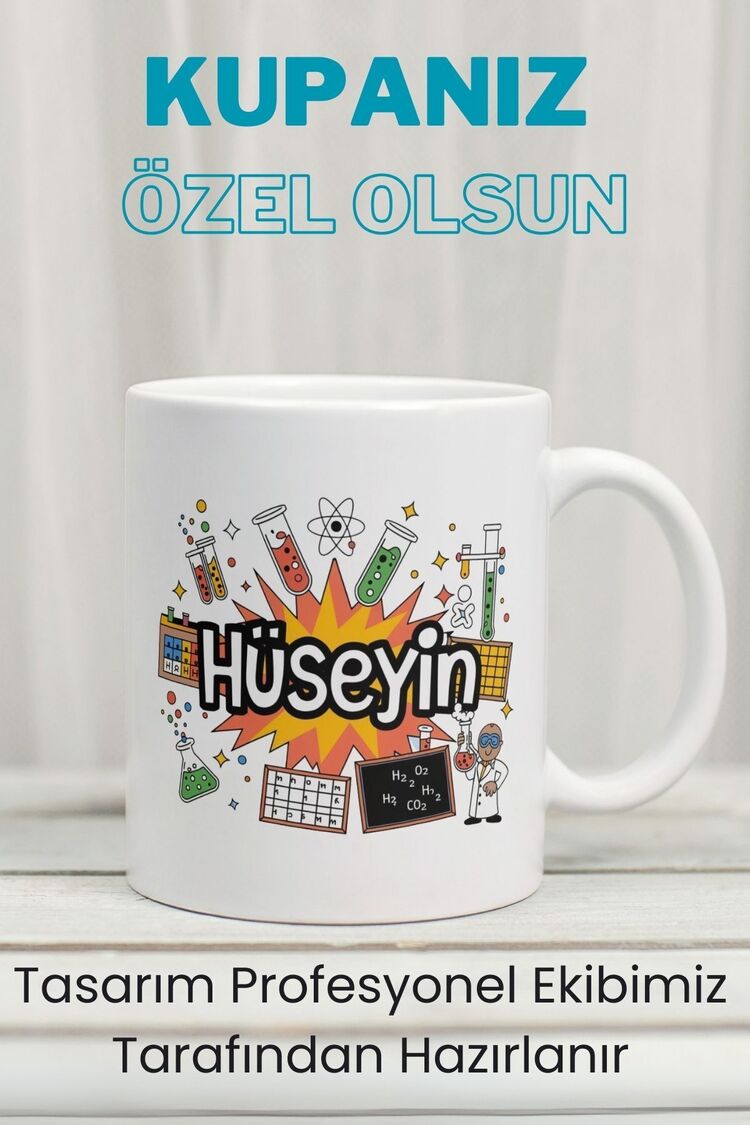 Kimya Öğretmenine Özel Kişisel Tasarım Kupa - Öğretmenler Günü Hediyesi