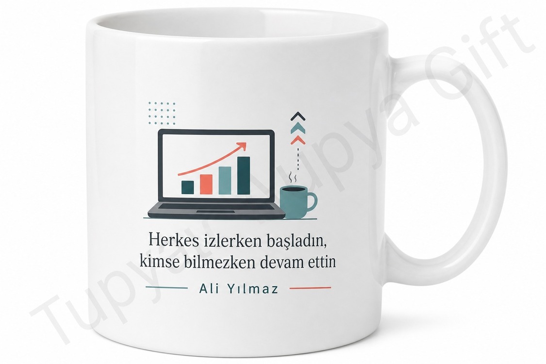 E-Ticaret Girişimcisine Hediye Özel Tasarım Baskılı Kupa Bardak