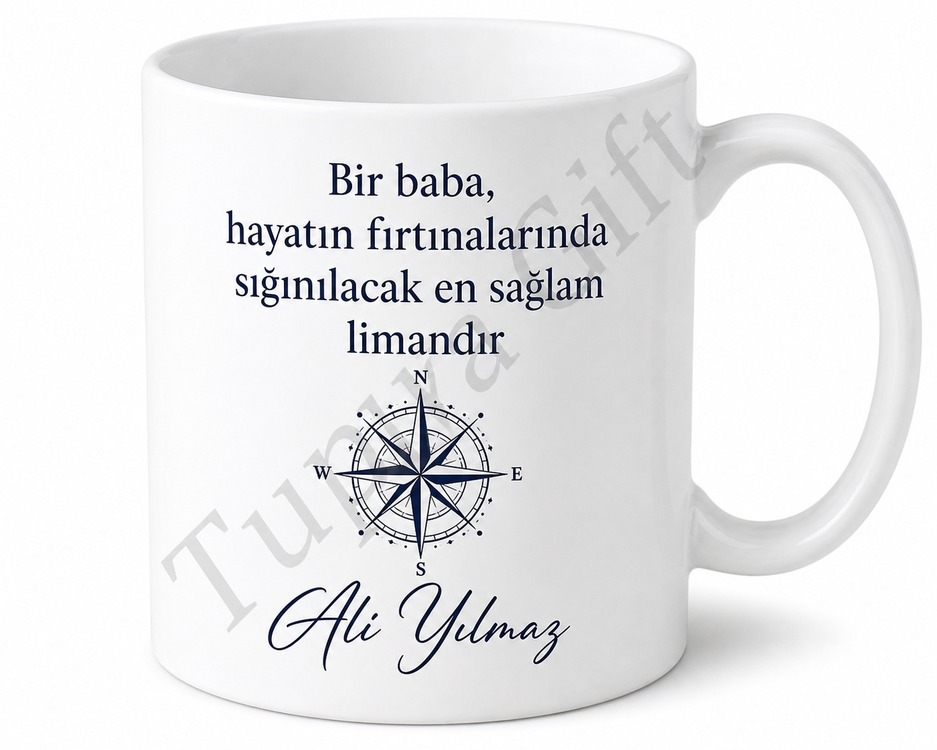 Süper Baba Yazılı Baskılı Kupa Bardak Babalar Günü Hediye Babaya Hediye