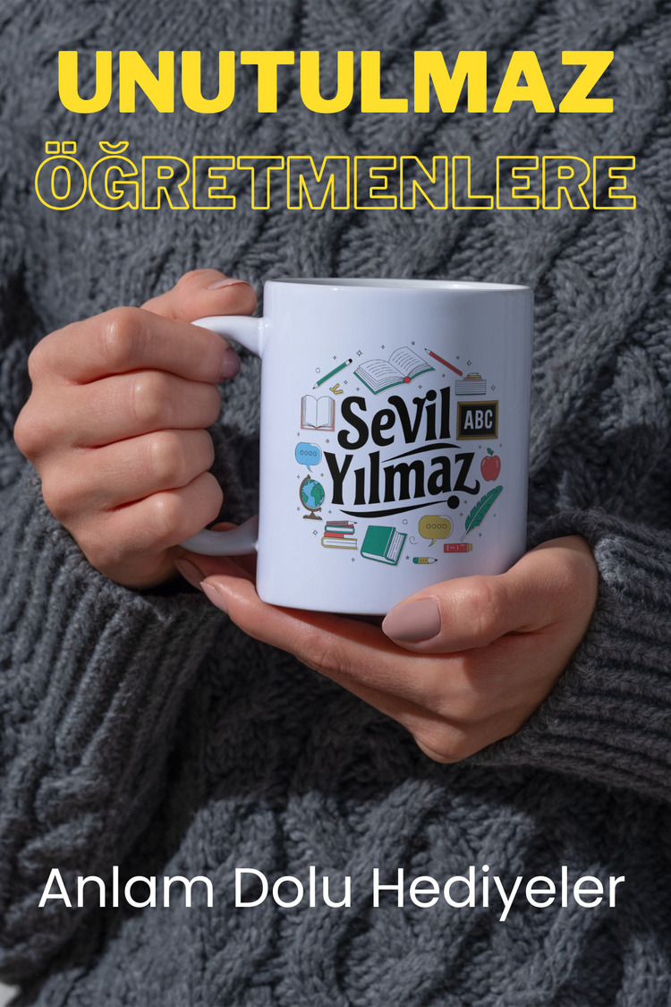 Öğretmenler Günü Hediyesi - Kişiye Özel Tasarım Kupa