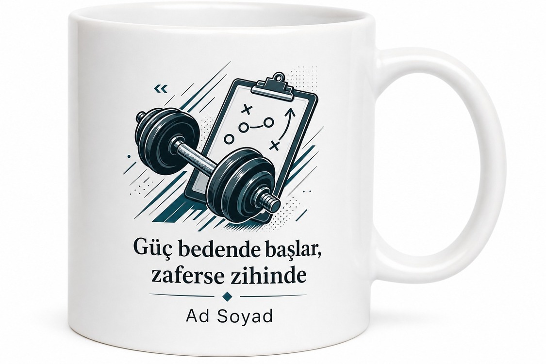 Spor Bilimleri Fiziksel Güç Taktik Antrenör Kupa Bardak Hediye